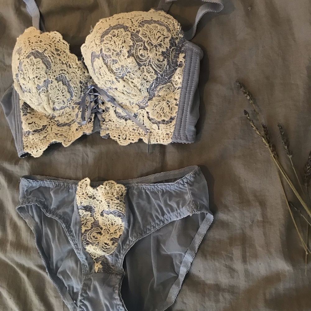 Gorgeous lavender & lace Bra & Pantie Set
